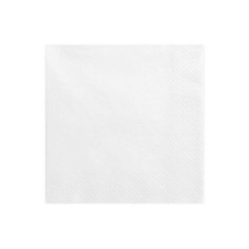 Picture of NAPKINS 3 LAYERS WHITE 33X33CM - 20 PACK